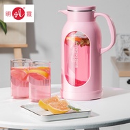 MPRF Cold Water Bottle Creative Simple Glass Water Bottle Home Office Large Capacity Cool White Wate