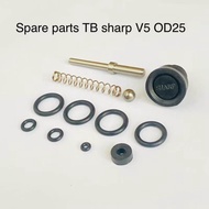 sparepart tb V5 od 22 dan od 25 / upgrade tabung sparepart pompa angin