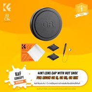 K&F Lens cap and hot shoe Aluminum Ricoh GRII GRIII GRIIIX With Flash GR3 GR3X GR2