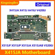Laptop X415JA Main Board For ASUS VivoBook X515JF A416J X515JP X415J X515JA V5200J V4200J X515JAB Mo