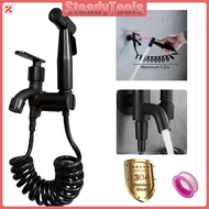 SUS304 1 Set Jet Shower Closet / Kran Cabang Shower Kepala Double Dan Jet Washer Toilet Toilet / Kra