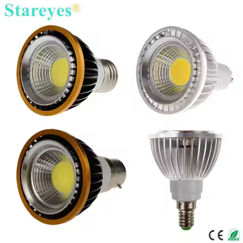 1 Piece of Par20 LED COB Bulb E27 GU10 B22 E14 110V 220V 3W 5W 7W dimmable spot light Lamp LED P20 S