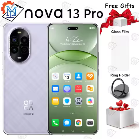 Huawei Nova 13 Pro 5G Mobile Phone 6.76" 120Hz Display Kirin 8000 50MP Camera 5000mAh Battery Harmon