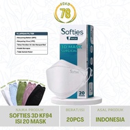 Discount Softies 3D Surgical Mask Kf94 / Masker Medis Softies Kf94