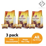 [3 PEK] IRFAN CHOCOLATE MALT (SACHET) / KURMA ARABIC GUM / MINUMAN KOKO KURMA / MINUMAN KOKO LAZAT