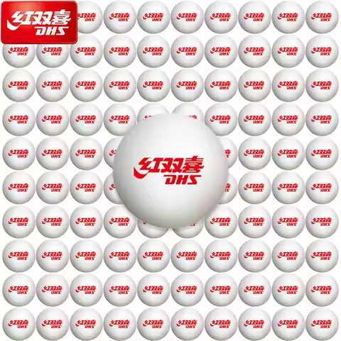 DHS Table Tennis Balls D40+ ABS New Material Seamed Ping Pong Balls ITTF Approved DHS Training Balls