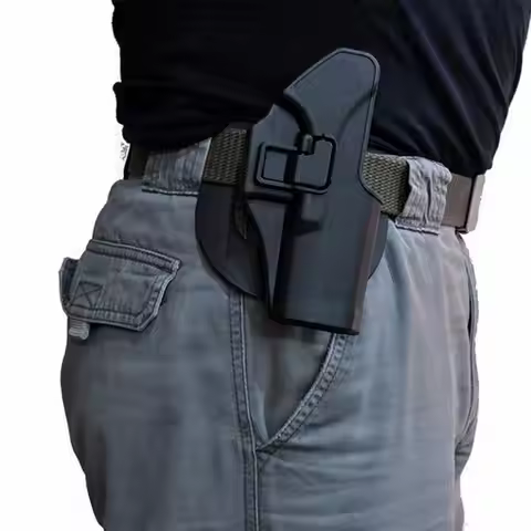 CQC Serpa Concealment Right Hand Waist Holster for Glock 17 19 22 23 31 32 Airsoft Metal Gun for Glo