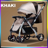 CS Mall : Luxury MarvyBaby Multifunctional 2 Way Facing Lightweight HY6601 Baby Stroller Folding wit