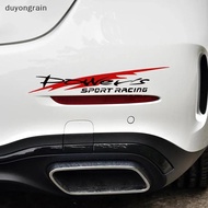 (duyongrain) 30X5.5CM Racing Development Car Sticker Stylish Power's Racing Development Sports Stick