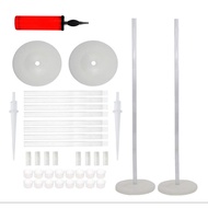 Balloon aisle markers30cm Crystal pillar stand with small base set for water-filled archway