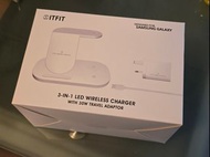 ITFIT 三合一LED無線充電板 (包括30W旅行充電器)