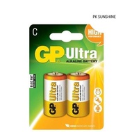 GP Ultra Alkaline Battery LR14 C Small Mono 2pcs