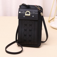 Women's Crossbody Bags Purse Clutch Phone Wallet Shoulder Bag PU Messenger Bag Bolsas Ladies Phone Purse Zipper Flap Handbag
