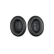 Replacement earpad ear cushions: Bose Quiet Comfort-35 (QC-35), Quiet Comfort-35ii (QC-35ii) for 1 and 2 headphones (Black)
