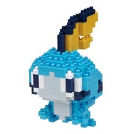 nanoblock 淚眼蜥 Sobble 7.6×4.4×6.4cm 23g