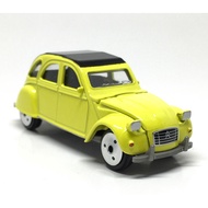 Majorette Citroen 2CV-Light Yellow Color-Black Roof /Wheels VIND /scale 1/64 (3 inches) no Package