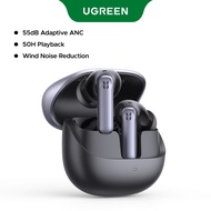 UGREEN EchoBuds Plus Earbuds with ANC Wireless Earbuds with 55dB Adaptive ANC 50H Playback Wind Nois