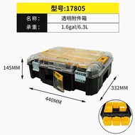 Wholesale DeWalt DEWALT Transparent Hardware Accessories Parts Tool Box Flexible Storage Box DWST178