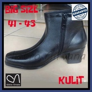 ready sepatu pantofel wanita high heels boots bigsize jumbo boot besar cewek best quality