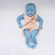 NPK 18นิ้ว Fecilia In Avatar ชุดตุ๊กตารีสตาร์ทป่าไม้เหมือนจริงชุดชิ้นส่วนตุ๊กตายังวาดไม่เสร็จของเล่น