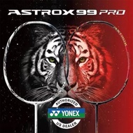 Genuine Yonex Astrox 99 Play - Game - Tour - Pro badminton racket (with pbh), hard racket with extre