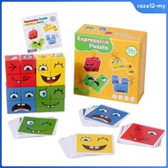 [RazecaMY] Face-Changing Puzzle Educational Face Changing Cube Game Expression Matching Game Challen