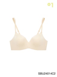 Sabina Pretty Perfect Level 1 เสื้อชั้นใน ไร้ตะเข็บ ไร้โครง รหัส SBU24014C2 - สีเนื้ออ่อน