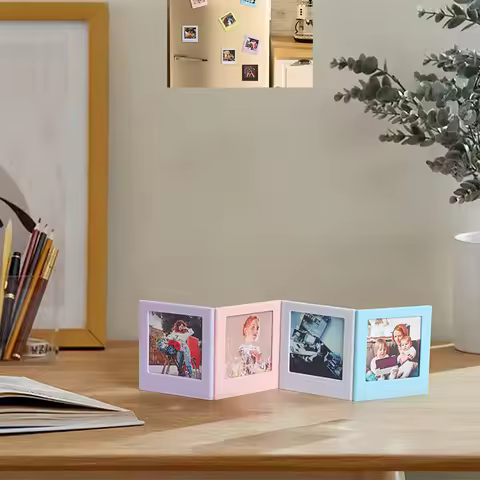 1/5Pcs 4 Inch Color Square Frames For Fujifilm Instax SQUARE SQ1 SQ6 SQ20 SQ40 Square Printer Film P