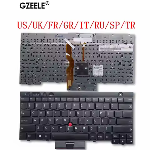 US/UK/FR/GR/IT/RU/SP/TR/JP Keyboard for Lenovo ThinkPad L530 T430 L430 T430S X230 W530 T530 T530I T4