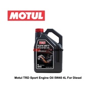Motul TRD Sport Engine Oil 5W40 4L For Diesel