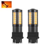 Chaotui ไฟเบรคท้ายรถ2ชิ้น,อุปกรณ์ช่วยชีวิตยาวสะดวกไฟถอยหลัง LED 12V 10W สำหรับรถยนต์