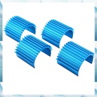 [D E H F] Aluminum 370 380 Motor Heat Sink Heatsink Cooling Fins for RC    1/16 Car (Pack of 4)