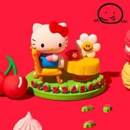 Hello Kitty x Wiggle Wiggle Figure Parking Plate Teatime In The Garden Car Number Display
