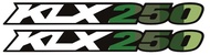 รูปลอกอุปกรณ์ตกแต่งรถจักรยานยนต์สำหรับคาวาซากิ KLX KLX250R KLX250S KLX250SF 1994 - 2021 2022สติกเกอร์ติดกล่องลมแบบ3D ติดกาว