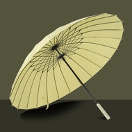 Foldable 115cm Wide 24 Bones Umbrella Windproof Weatherproof Strong Frame Golf Umbrella Large Size F