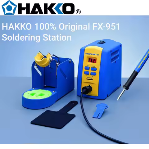 HAKKO FX951 Soldering Station 100% Original 220v Soldering Iron ESD Safe Electronic Welding Lead Fre