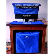 Custom Waterproof Computer Monitor Cover and CPU Cover