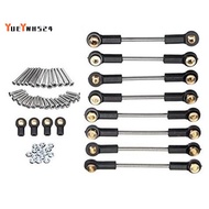 Metal Chassis Suspension Link Tie Rod Set Parts Accessories for WPL C14 C24 C24-1 1/16 RC Car Upgrade Parts Accessories