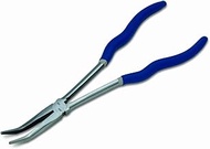 Williams PL-211BC 11-Inch Extra Long Reach Chain Nose Pliers with 45-Degree Bent Nose
