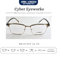 Cyber Eyeworks BE10785F 56 C2 - Trans Brown Frames, Sophisticated Charm