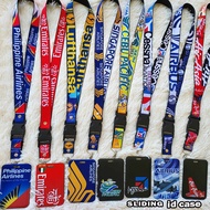NEW AIRLINES PAL / EMIRATES / AIR ASIA / CEBU PACIFIC / AIRBUS LANYARD ID LACE ID HOLDER