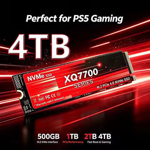 XQ7700 M2 PCIe 4.0 SSD 4TB 500GB 1TB 2TB M.2 SSD PCIe4.0 NVME Solid State Drive 2T Internal Hard Dis
