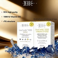 WHC Unocardio 1000 + Vitamin D3 Omega-3 Fish | High Strength EPA DHA | Heart Brain & Immune Health