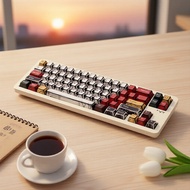 Mechanical Keyboard Keycaps 138 Keys PBT Dye-Sub Cherry Profile Compatible 61/64/68/87/96/104/108