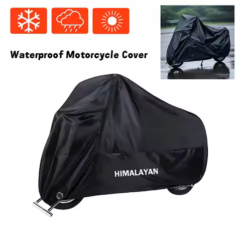 190T Motorcycle Cover For Royal Enfield Himalayan 411 450 Rally 2016-2025 2026 Rain Covers
