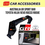 AUSTRALIA HILUX GR SPORT OEM SPORT BAR GLOSSY BLACK REVO ROCCO ROGUE ROLL BAR GR