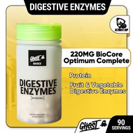 GHOST Basics Digestive Enzymes Supplement, Multi-Enzymes, Probiotics for Supporting Digestion 90 ser
