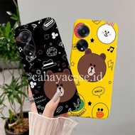 Soft Case For Oppo A18 A38 A58 A78 A98 A17 Motif B3ar Custom Character Tpu Bumper Pro Camera Protect