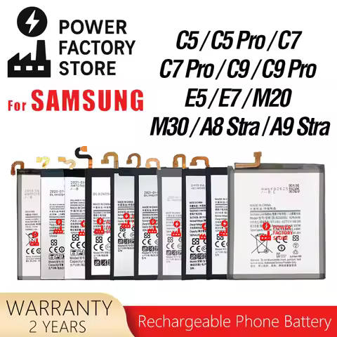 Brand New Replaceable Mobile Phone Battery For Samsung Galaxy C5/C5 Pro/C7/C7 Pro/C9/C9 Pro/E5/E7/M2