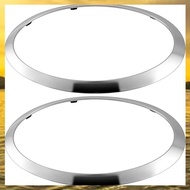 (P U T L)For  F55 F56 F57 03-18 Chrome Left Right Front Headlights Frame Headlight Eyebrow Ring Cove